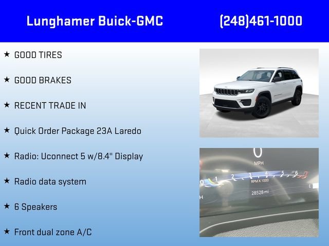 Used 2023 Jeep Grand Cherokee Laredo AWD/4WD image 6