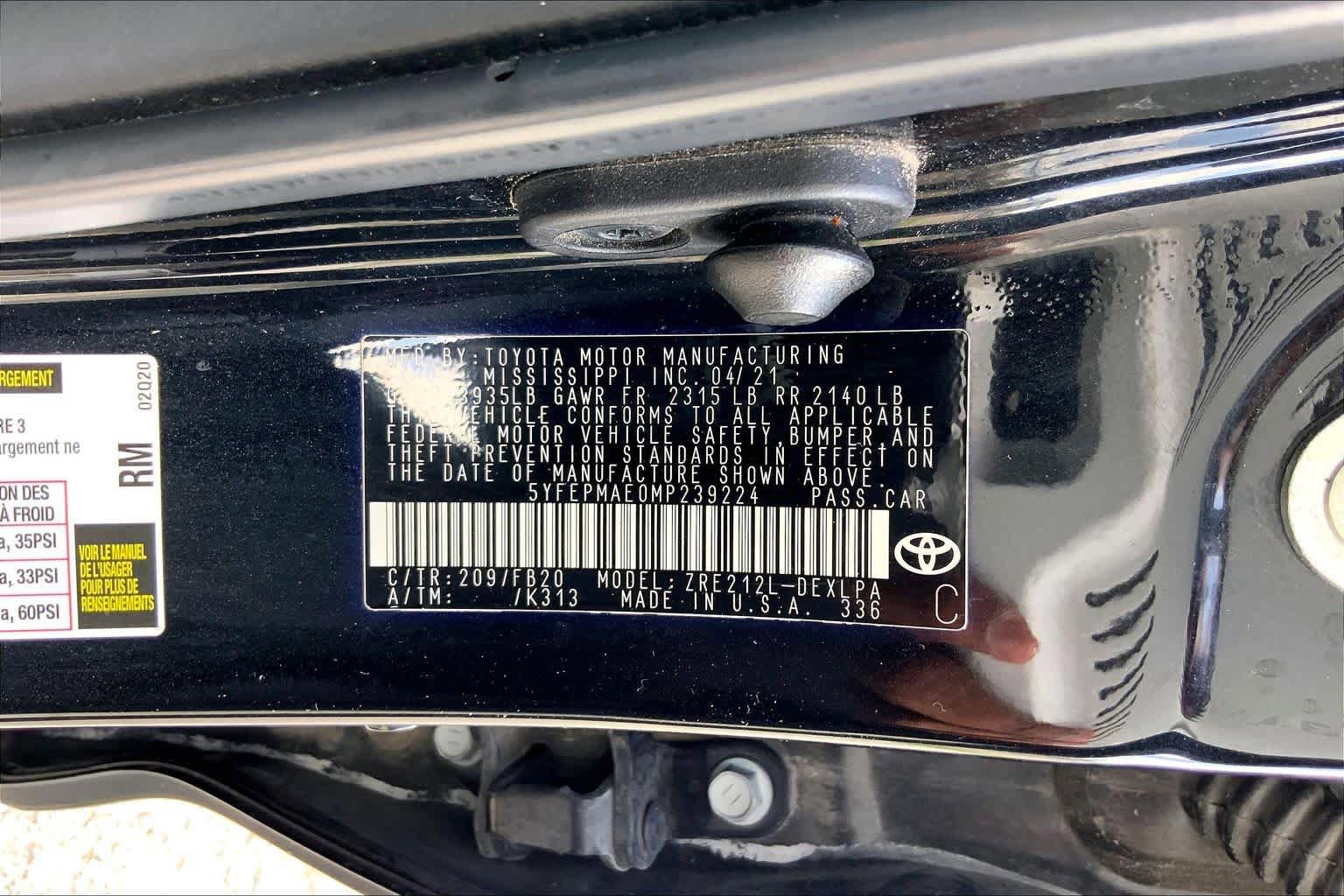 Used 2021 Toyota Corolla LE FWD image 36