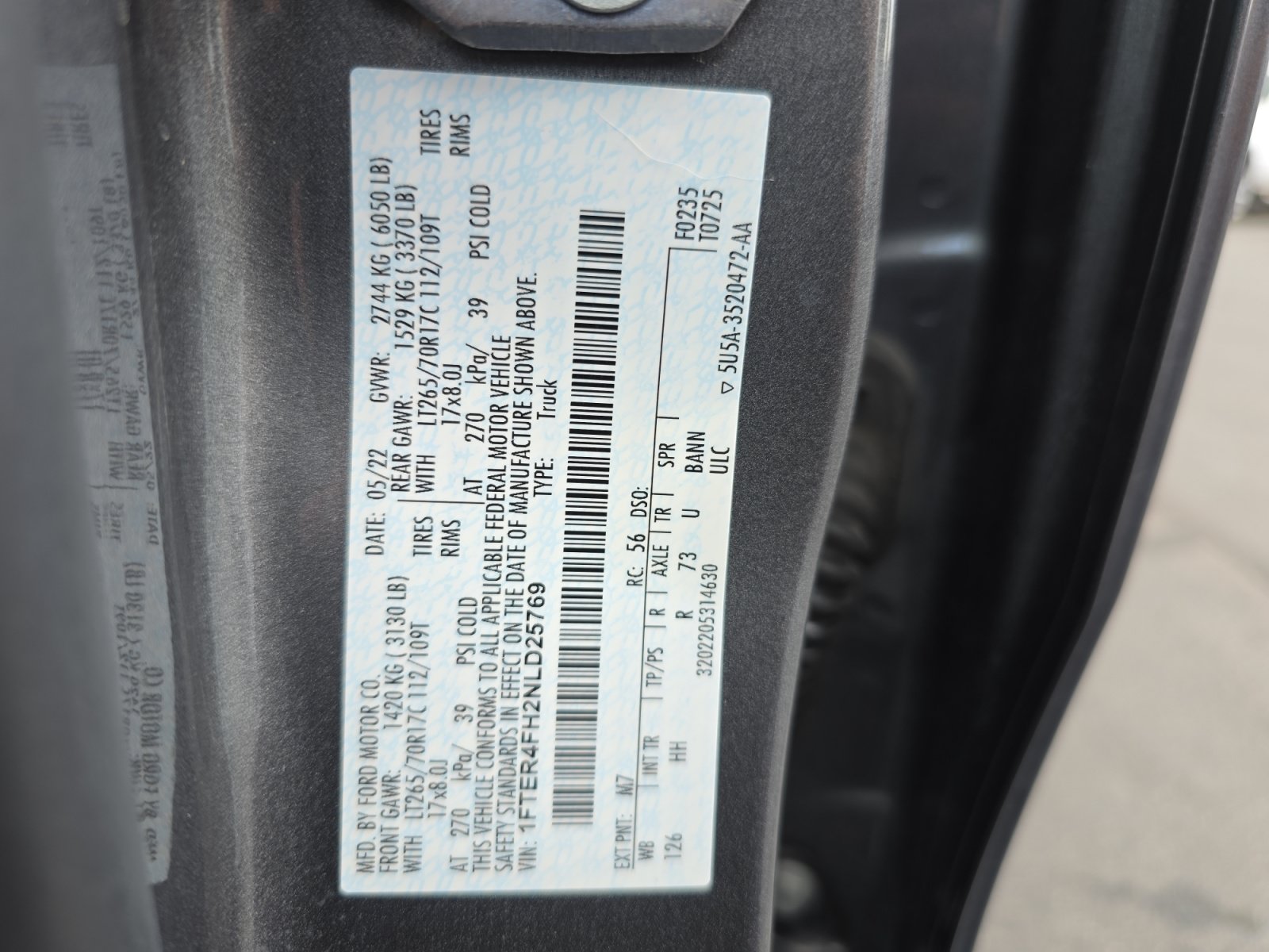 Used 2022 Ford Ranger Lariat w/ Tremor Off-Road Package AWD/4WD image 34