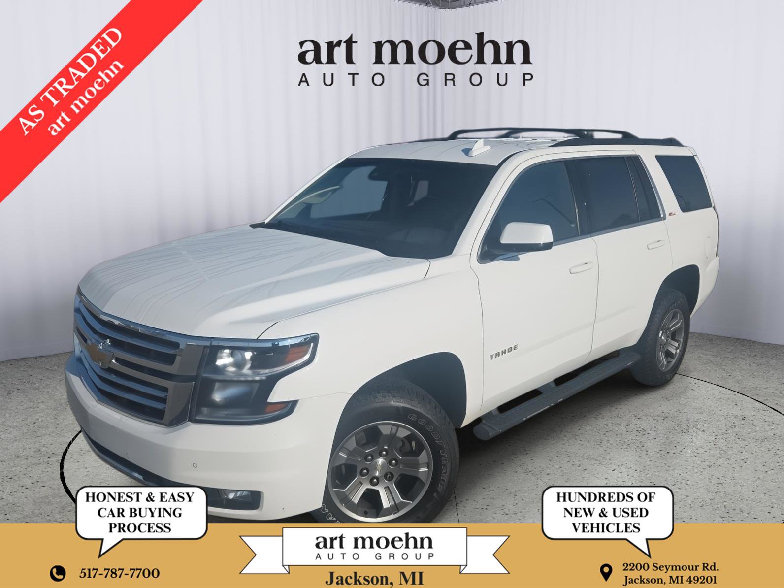 Used 2017 Chevrolet Tahoe LT w/ Off-Road Package AWD/4WD image 1