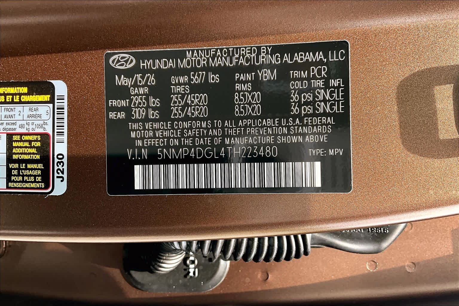 New 2026 Hyundai Santa Fe Limited AWD/4WD image 14