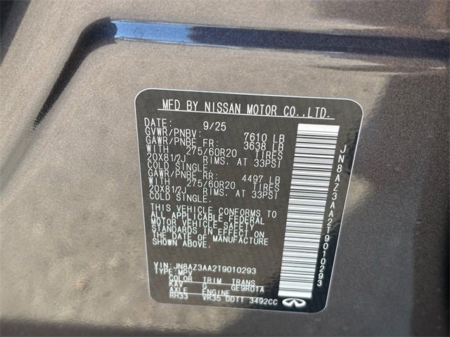 New 2026 INFINITI QX80 Pure image 23