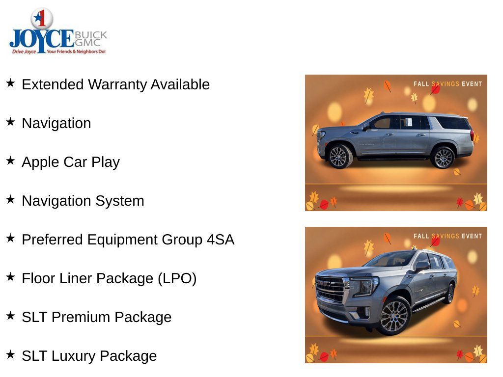 Certified 2023 GMC Yukon XL SLT w/ SLT Premium Package AWD/4WD image 10