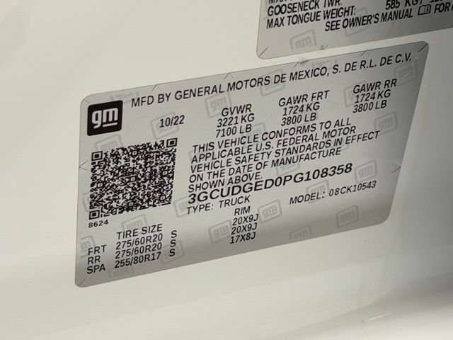Certified 2023 Chevrolet Silverado 1500 LTZ w/ LTZ Convenience Package II AWD/4WD image 23
