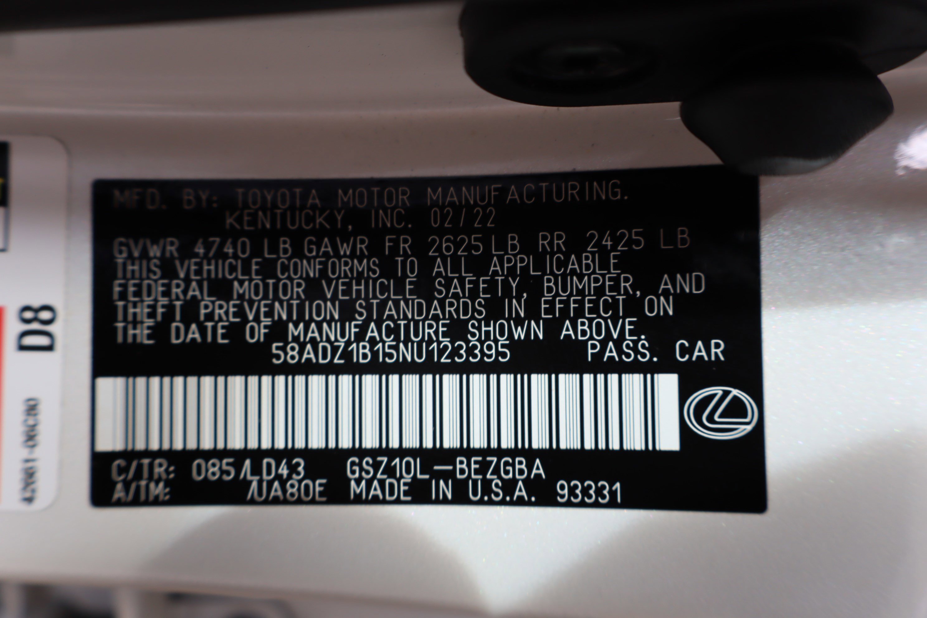 Used 2022 Lexus ES 350 w/ Premium Package image 41