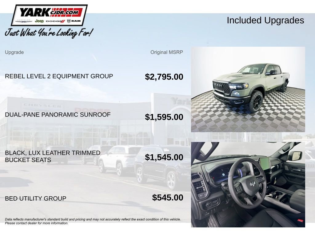 New 2026 RAM 1500 Rebel w/ Rebel Level 2 Equipment Group image 3