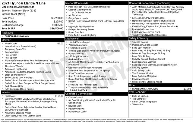 Used 2021 Hyundai Elantra N Line image 4