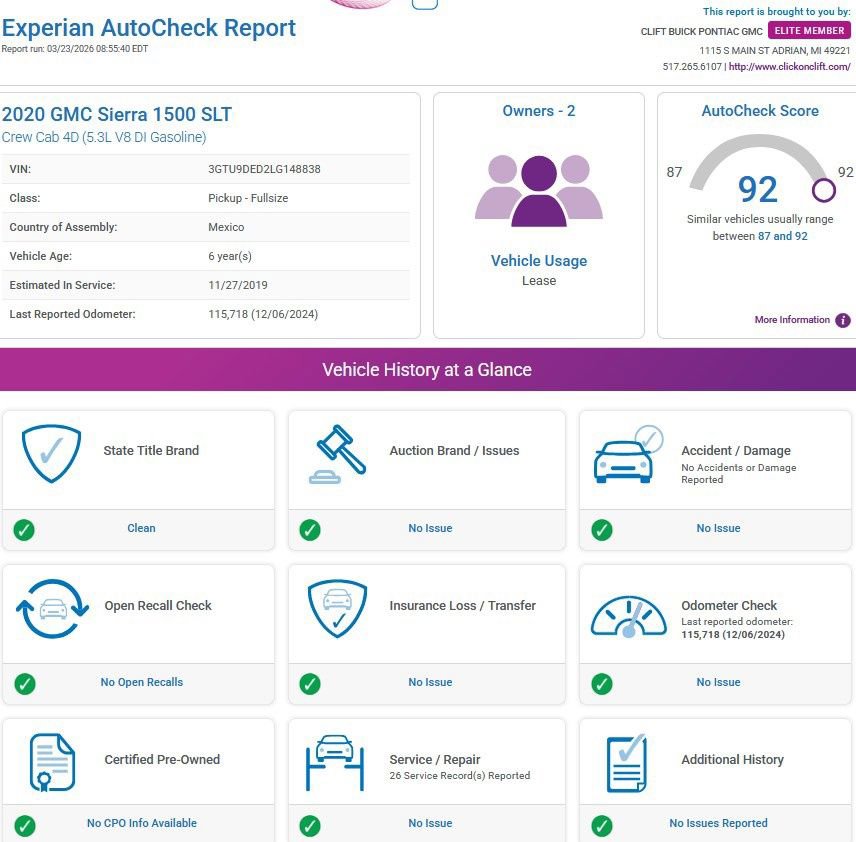 Used 2020 GMC Sierra 1500 SLT w/ SLT Premium Plus Package image 3