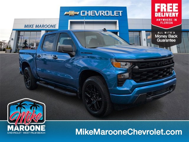 Certified 2024 Chevrolet Silverado 1500 Custom w/ LPO, Dark Essentials Package