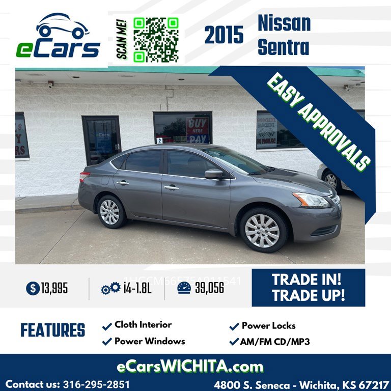 Used 2015 Nissan Sentra S