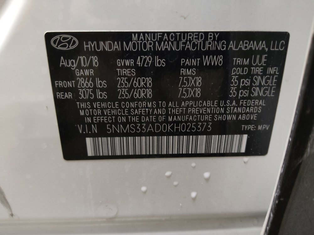 Used 2019 Hyundai Santa Fe SEL FWD image 33