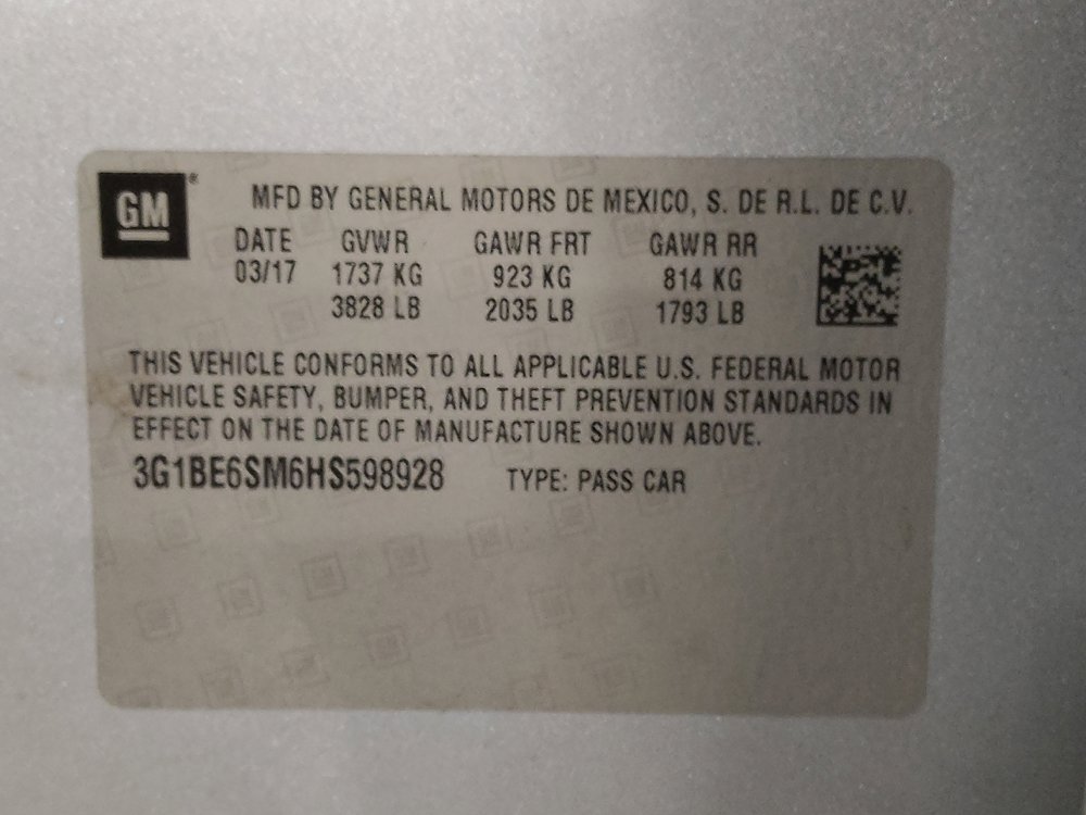 Used 2017 Chevrolet Cruze LT w/ Convenience Package FWD image 33