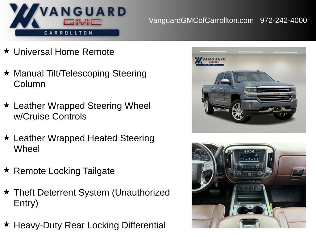 Used 2016 Chevrolet Silverado 1500 High Country w/ High Country Premium Package AWD/4WD image 18