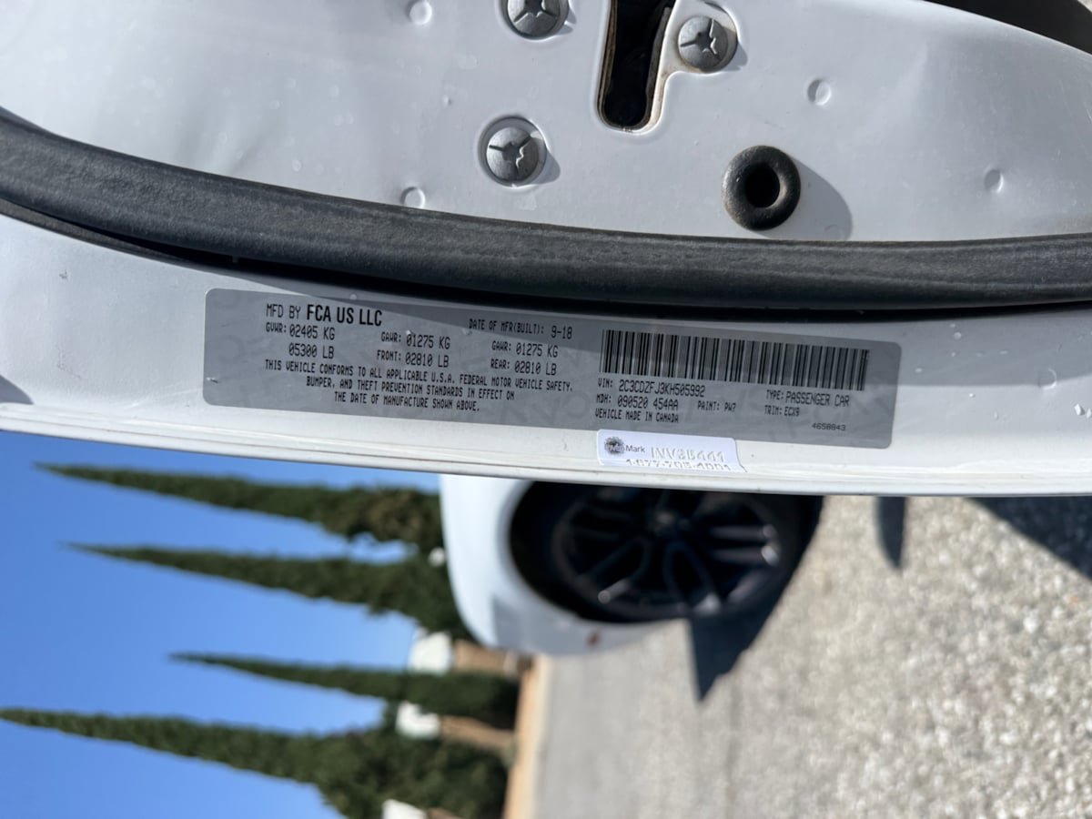 Used 2019 Dodge Challenger R/T Scat Pack w/ Widebody Package RWD image 21
