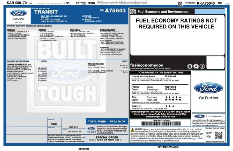 Used 2019 Ford Transit 350 XLT image 8