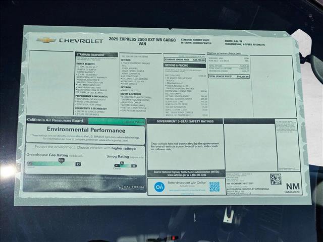 New 2025 Chevrolet Express 2500 Extended w/ Safety Package image 17