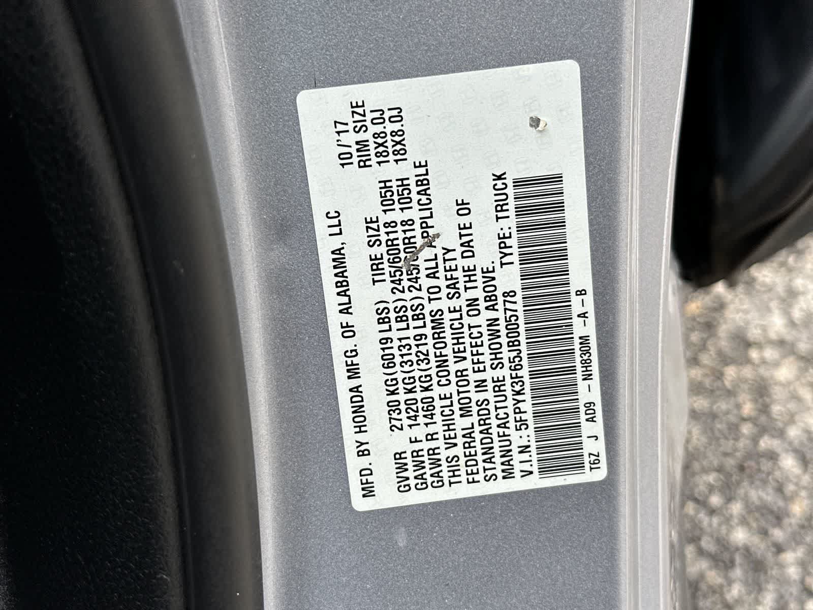Used 2018 Honda Ridgeline RTL-T image 23