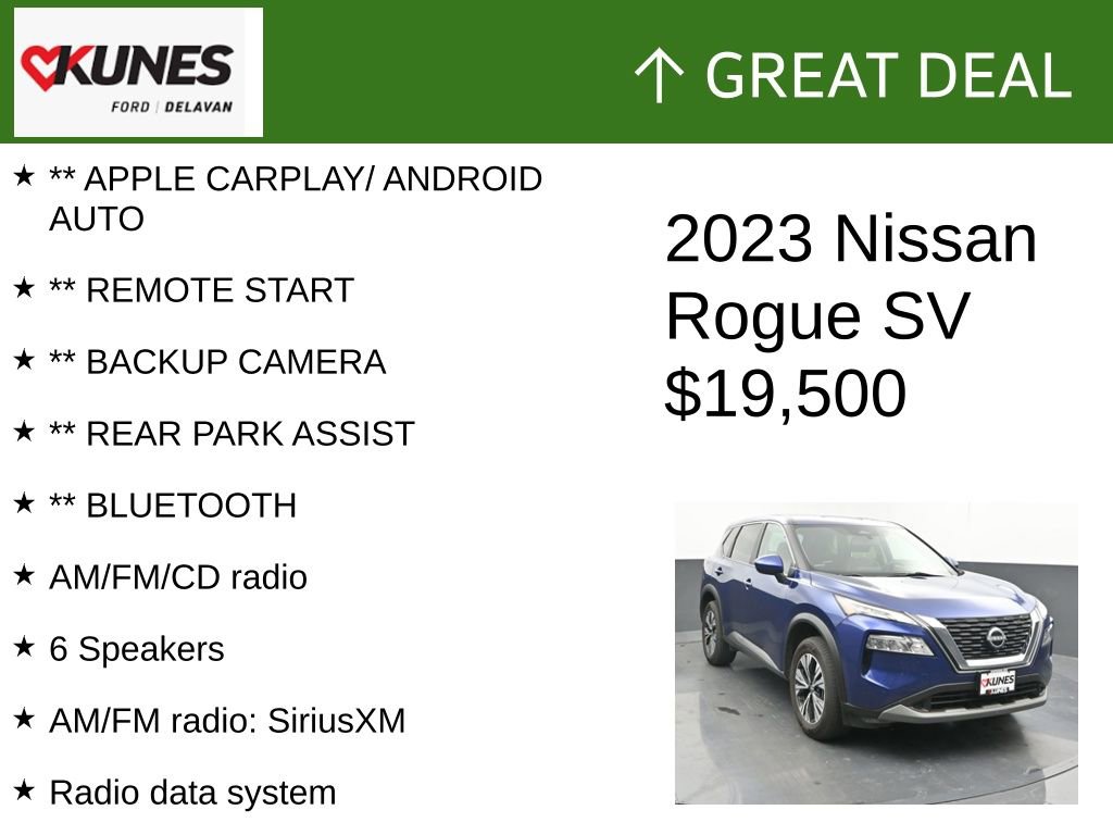 Used 2023 Nissan Rogue SV image 2