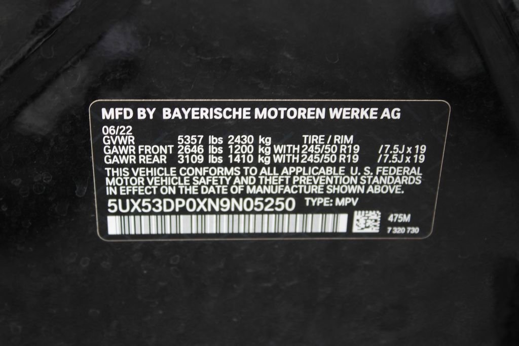 Used 2022 BMW X3 xDrive30i image 52
