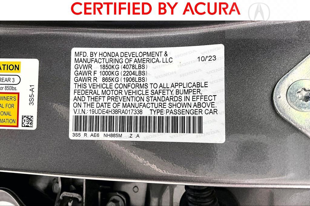 Certified 2024 Acura Integra A-Spec image 41