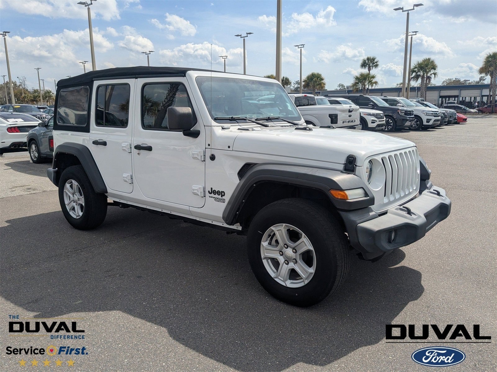 Used 2021 Jeep Wrangler Unlimited Sport image 1