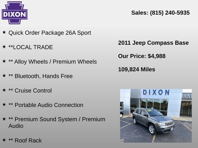 Used 2011 Jeep Compass 2WD image 4