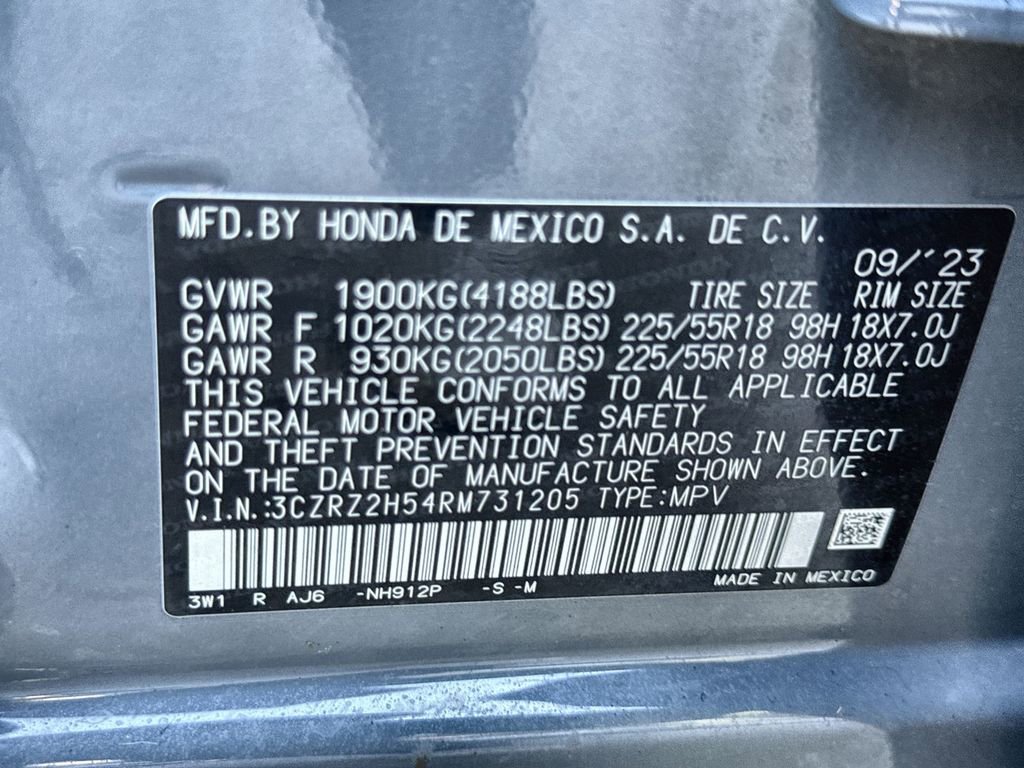 Certified 2024 Honda HR-V Sport image 27