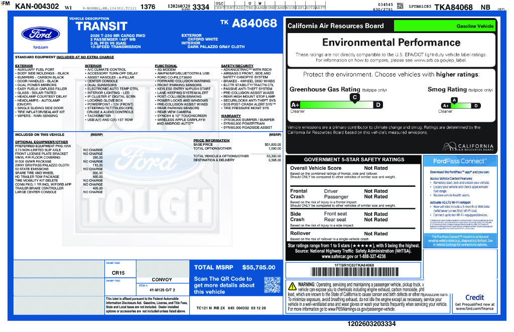New 2026 Ford Transit 250 148 Medium Roof RWD image 2