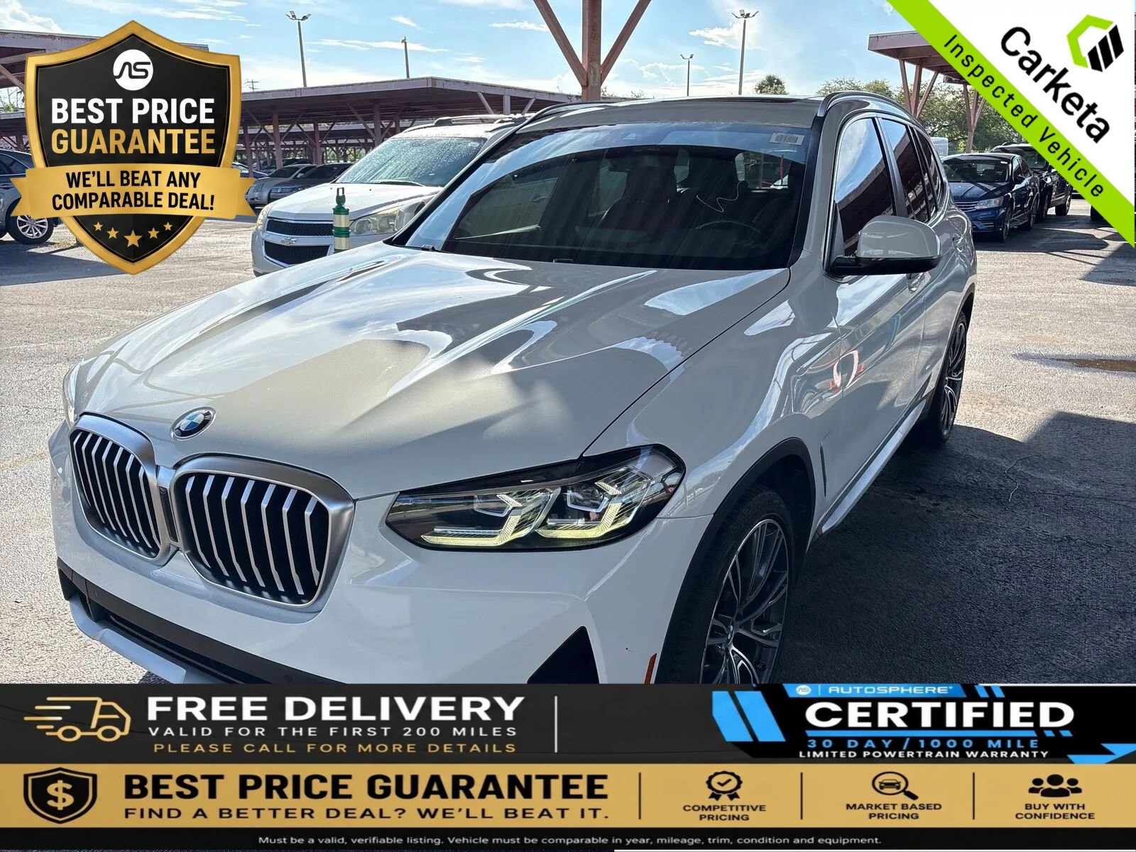 Used 2022 BMW X3 sDrive30i w/ Convenience Package w/ZPA