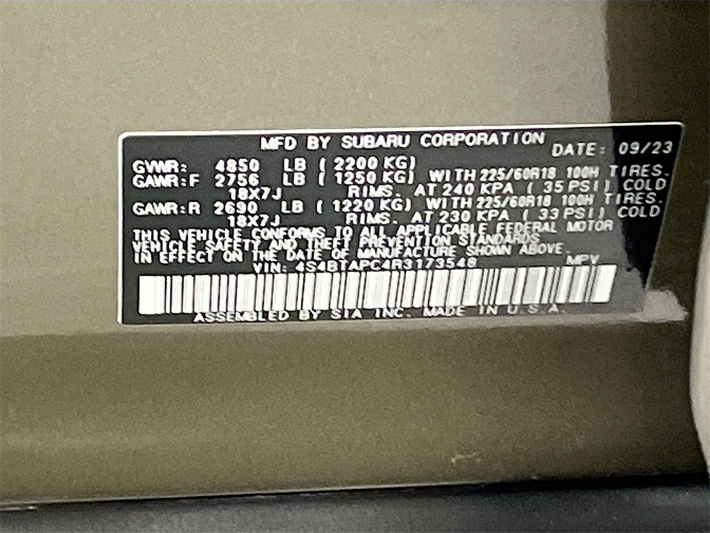 Used 2024 Subaru Outback Touring image 34