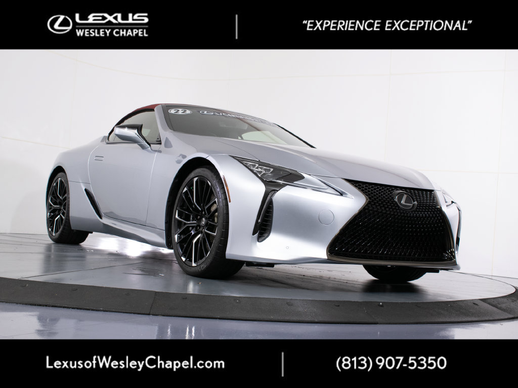 Certified 2022 Lexus LC 500 Convert w/ Accessory Package