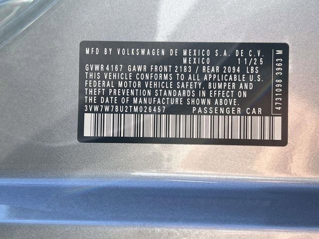 New 2026 Volkswagen Jetta SE image 26