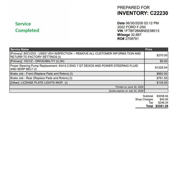 Used 2022 Ford F250 XL w/ Power Equipment Group AWD/4WD image 26