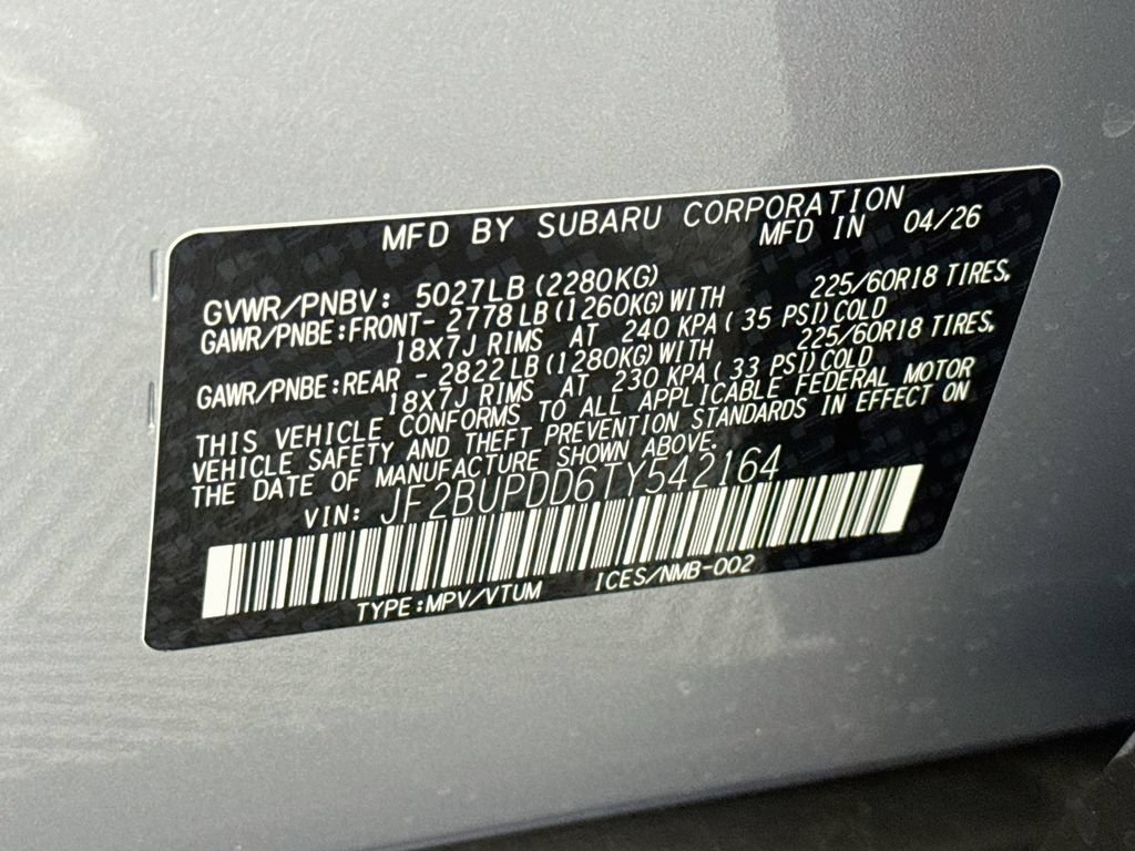 New 2026 Subaru Outback Limited AWD/4WD image 33