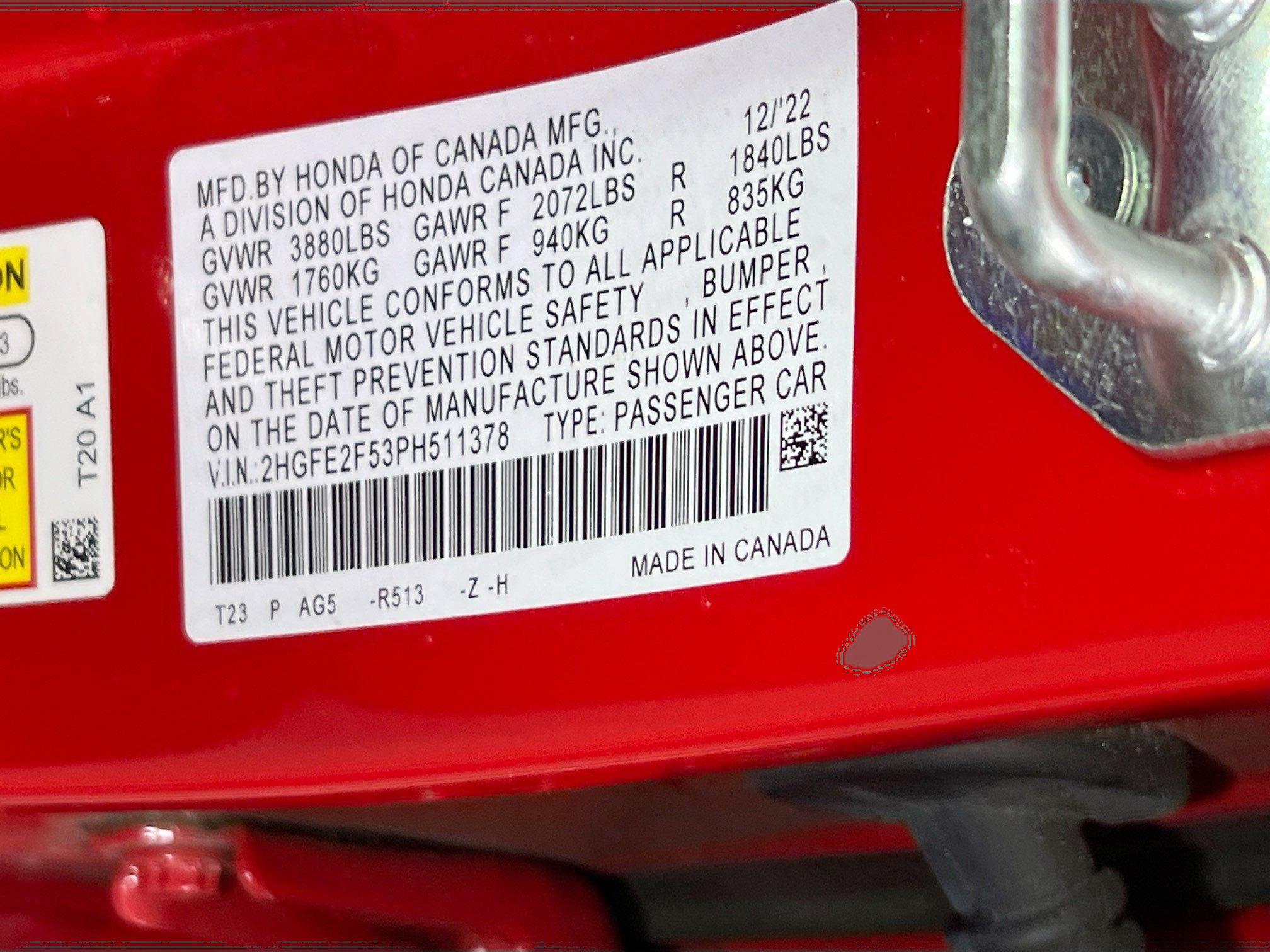 Used 2023 Honda Civic Sport image 29