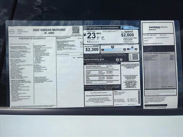 New 2025 Nissan Murano SL w/ Cargo Package image 16