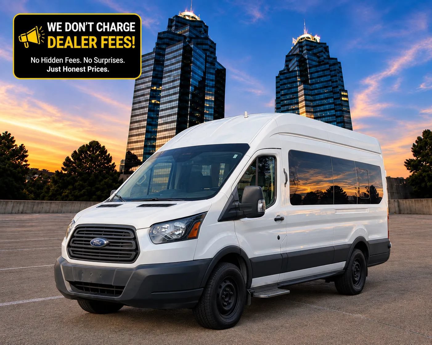 Used 2018 Ford Transit 350 148 High Roof Extended RWD image 1