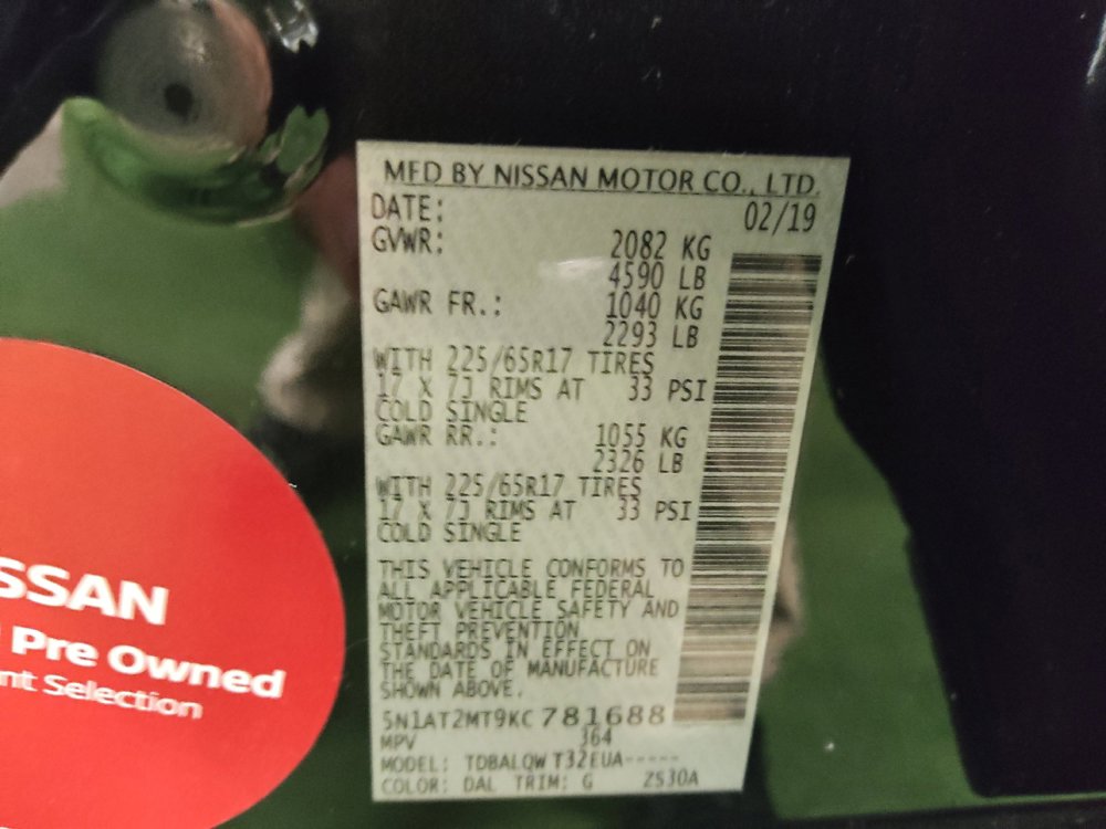 Used 2019 Nissan Rogue SV FWD image 33