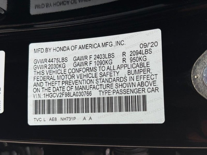 Used 2020 Honda Accord Touring image 29