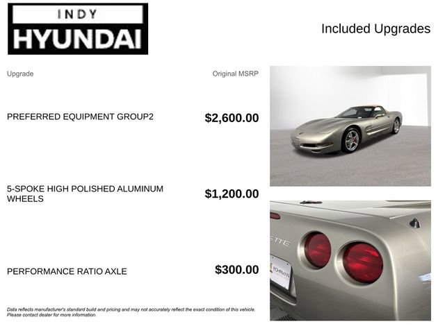 Used 2001 Chevrolet Corvette Convertible w/ Preferred Equipment Group2 image 4