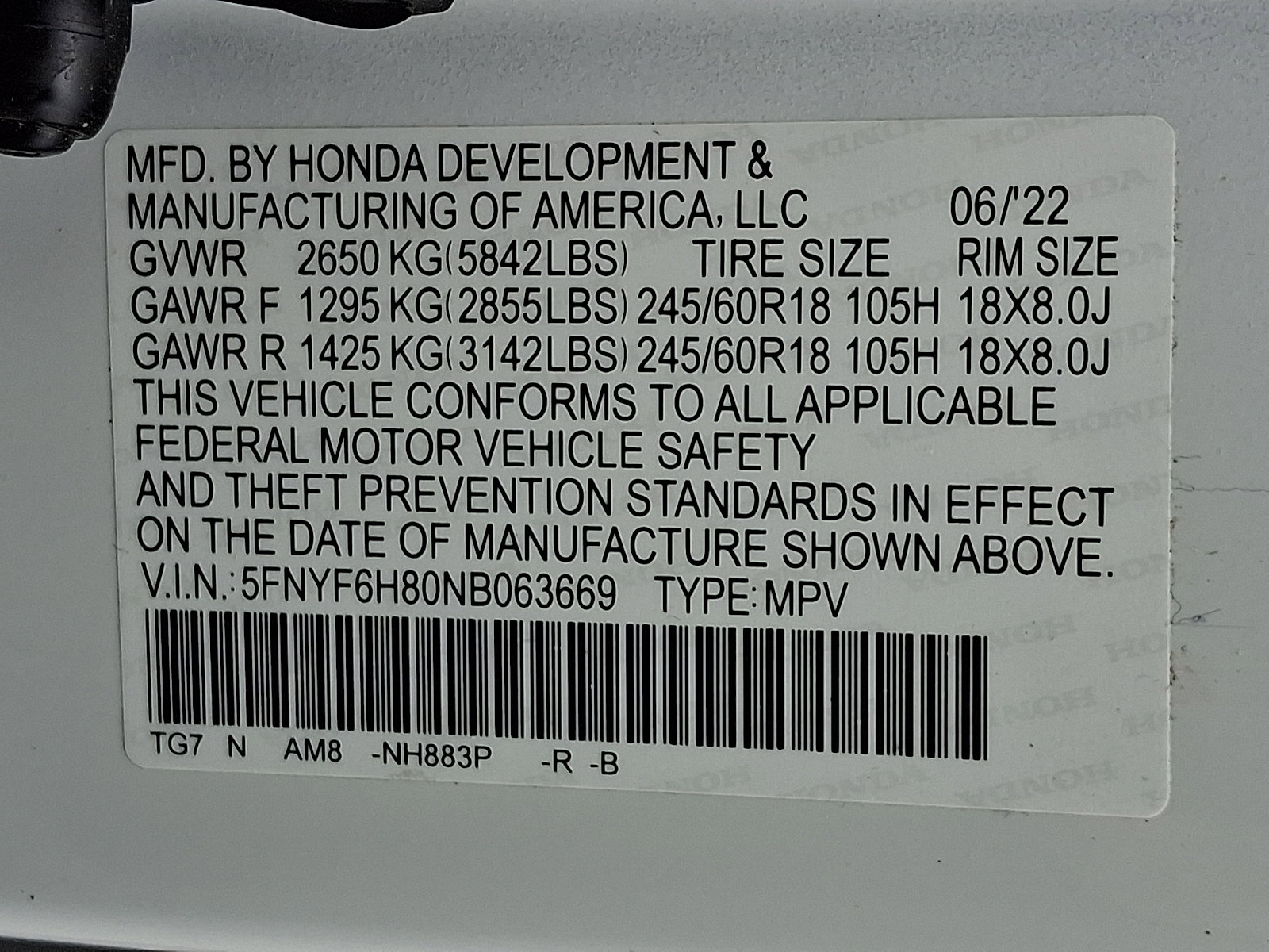 Certified 2022 Honda Pilot TrailSport image 31