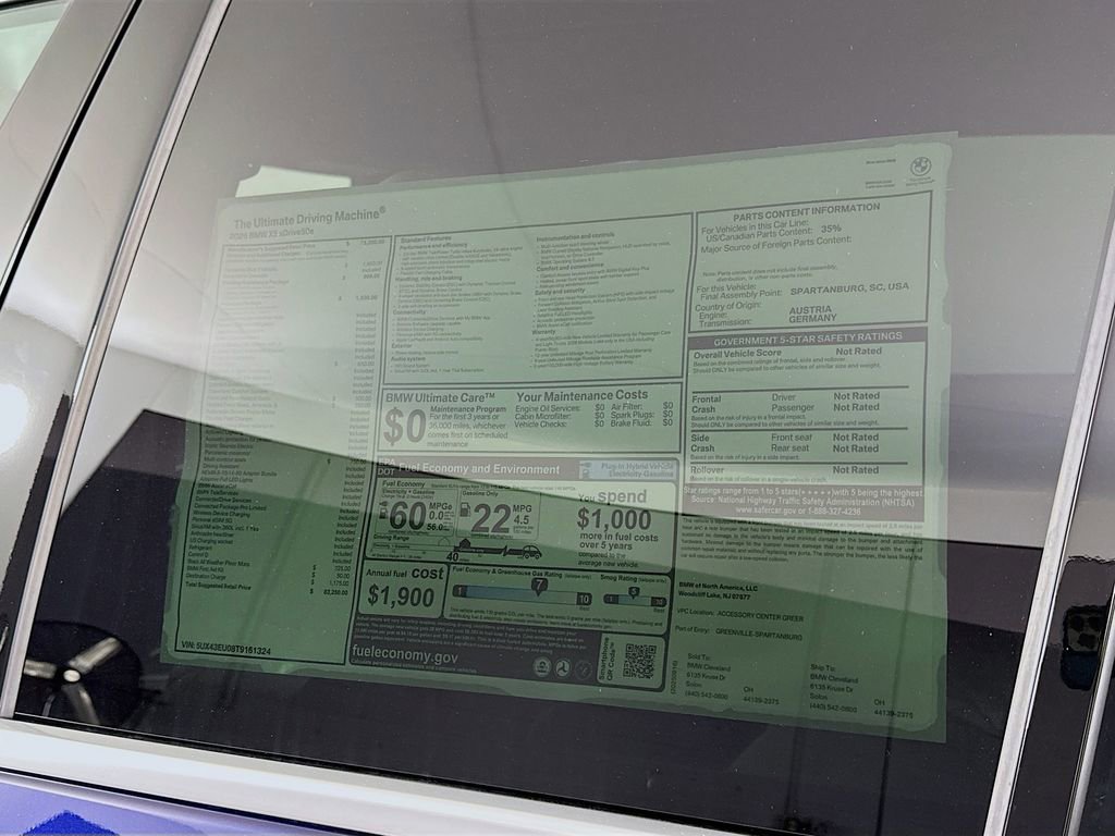 New 2026 BMW X5 xDrive50e w/ Premium Package image 12