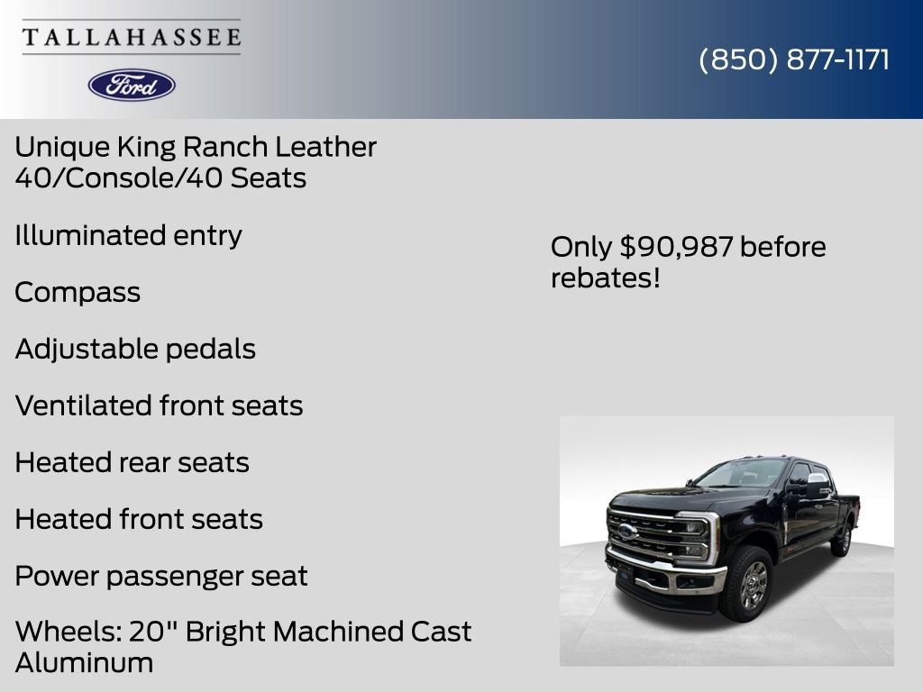 New 2025 Ford F250 King Ranch w/ Chrome Package image 55