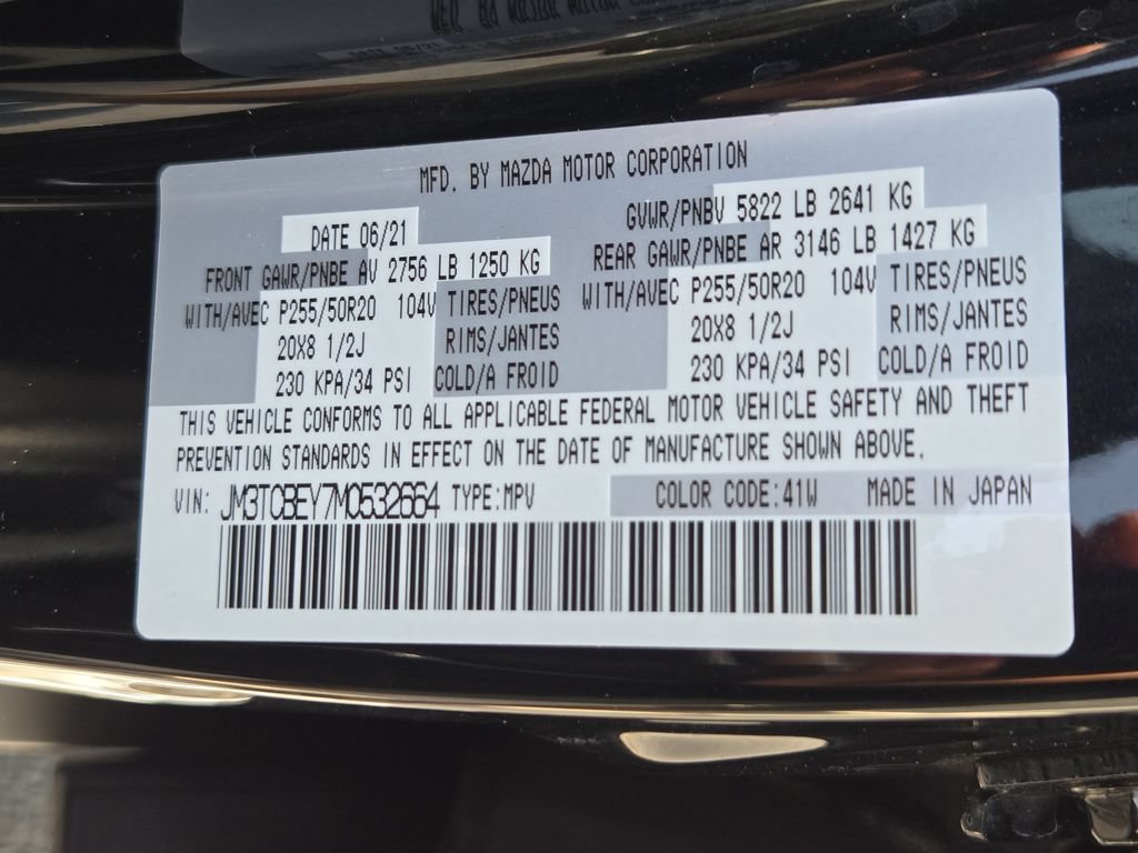 Used 2021 MAZDA CX-9 Signature AWD/4WD image 34