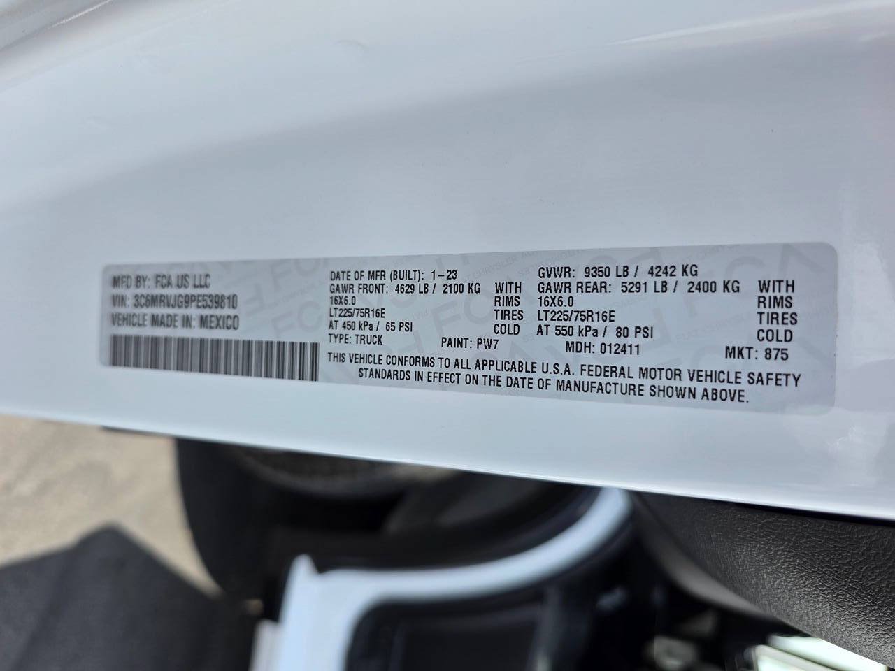 Used 2023 RAM ProMaster 3500 w/ Driver Convenience Group FWD image 25
