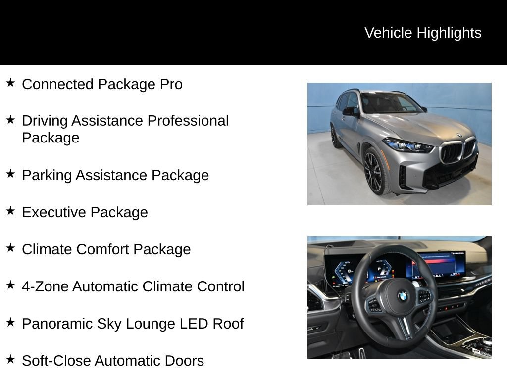 Certified 2025 BMW X5 M60i AWD/4WD image 34