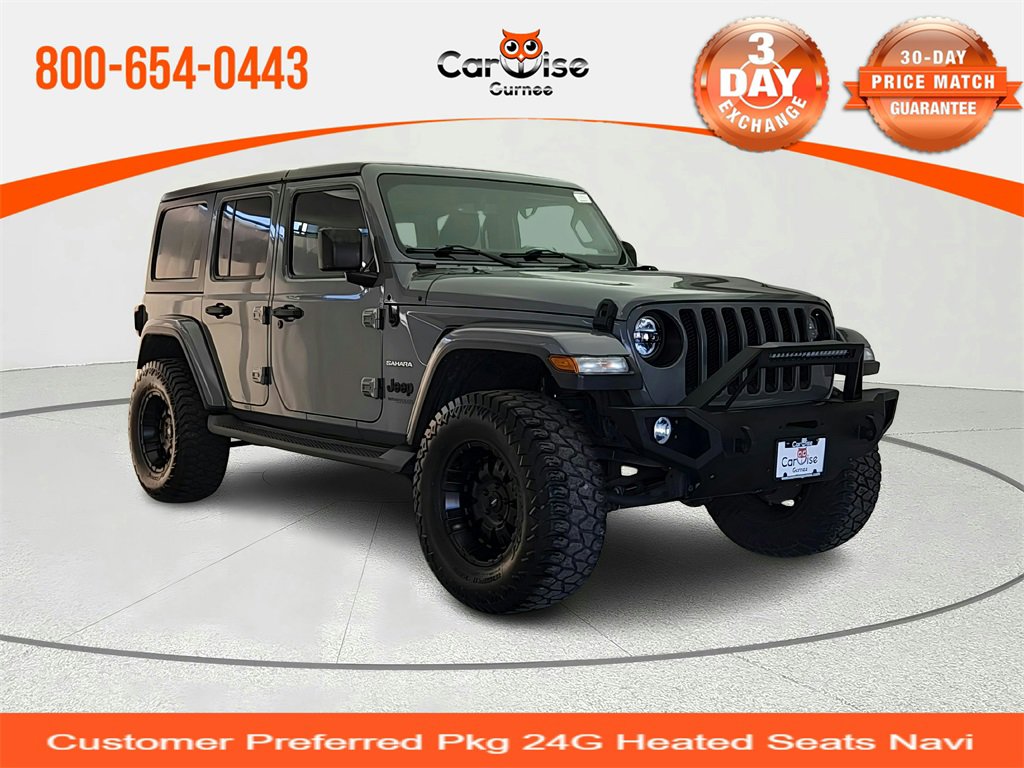 Used 2018 Jeep Wrangler Unlimited Sahara w/ Uconnect 4C Nav & Sound Group image 1