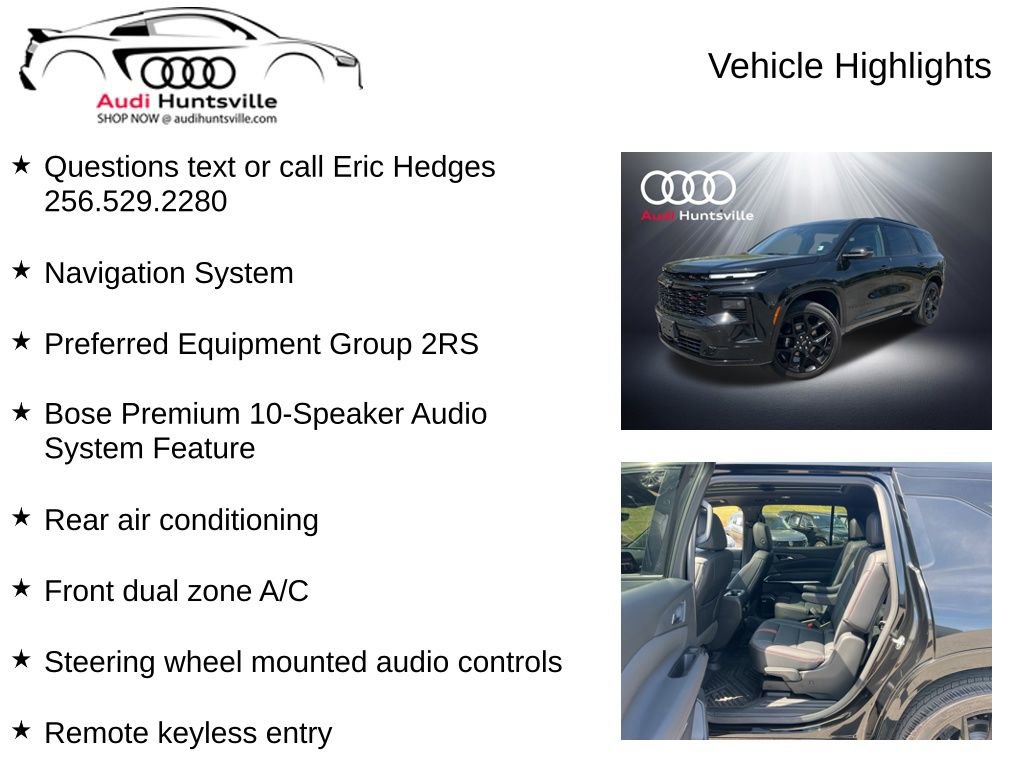 Used 2024 Chevrolet Traverse RS image 6