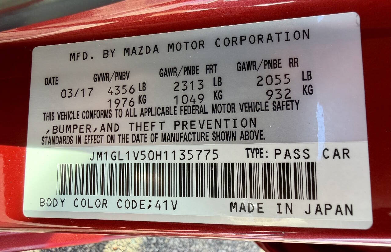 Used 2017 MAZDA MAZDA6 Touring FWD image 51