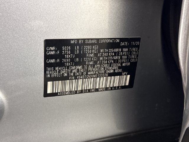 Used 2021 Subaru Outback Limited XT AWD/4WD image 27